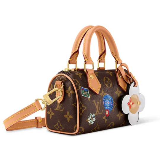Túi Đeo Chéo Nữ Louis Vuitton LV Nano Speedy M15330 Màu Nâu