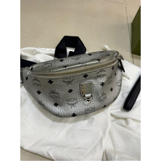 Bumbag mcm bạc