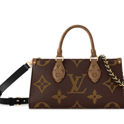 Túi Đeo Chéo Nữ Louis Vuitton LV M14236 OnTheGo East West Chain Màu Nâu