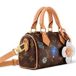 Túi Đeo Chéo Nữ Louis Vuitton LV Nano Speedy M15330 Màu Nâu