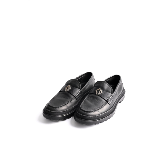Dior Boy Loafer Black Calfskin with CD Diamond Buckle