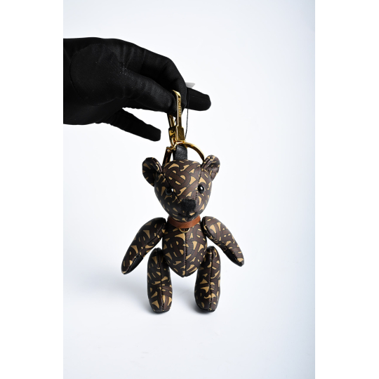 Louis Vuitton Monogram Canvas Teddy Bear Bag Charm and Key Holder Brown