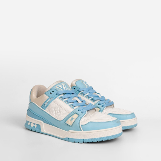 Louis Vuitton Trainer Sneaker Light Blue