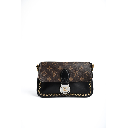 Louis Vuitton Neo Saint Cloud Monogram Canvas Brown Black Crossbody