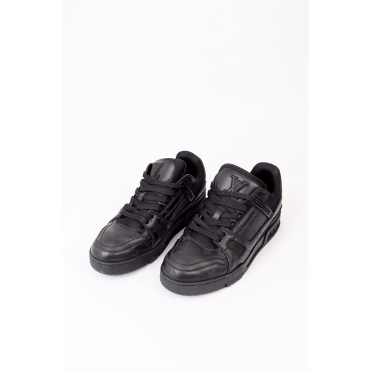 Louis Vuitton LV Trainer Sneaker All Black Leather