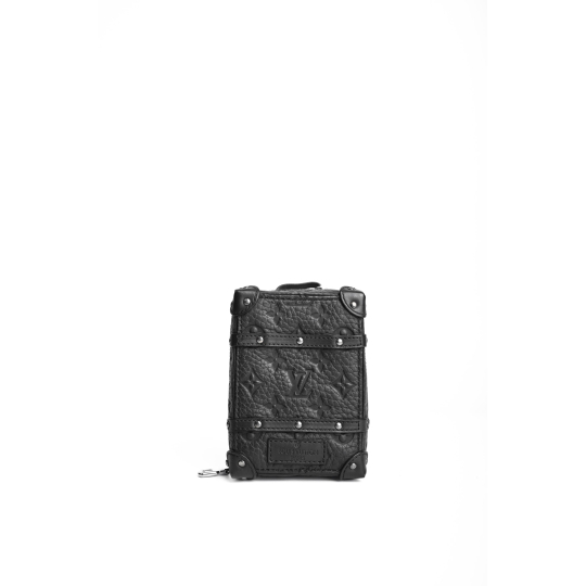 Louis Vuitton Soft Trunk Wearable Wallet Black Monogram Embossed Taurillon Leather