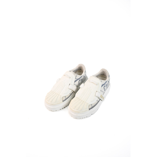 Dior Dior ID Sneaker White and Grey Calfskin Mesh
