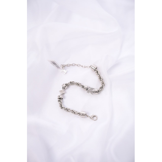 Louis Vuitton Lắc Tay Chuỗi Bạc Charm Monogram
