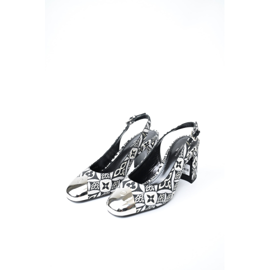 Louis Vuitton Since 1854 Slingback Pump Black White