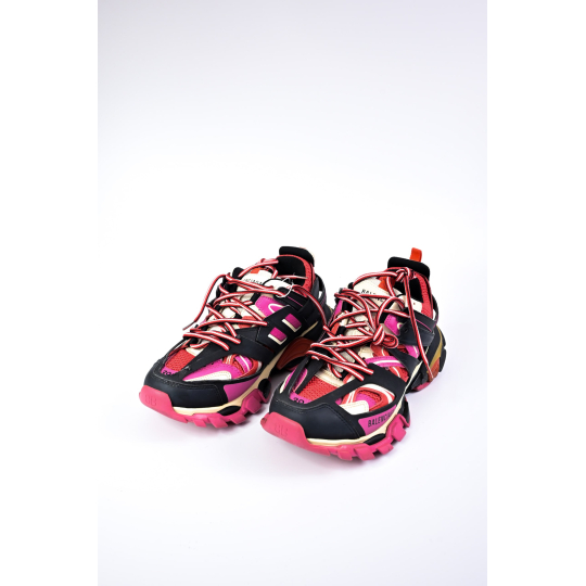 Balenciaga Track Sneaker Pink Black and Red Mesh and Nylon