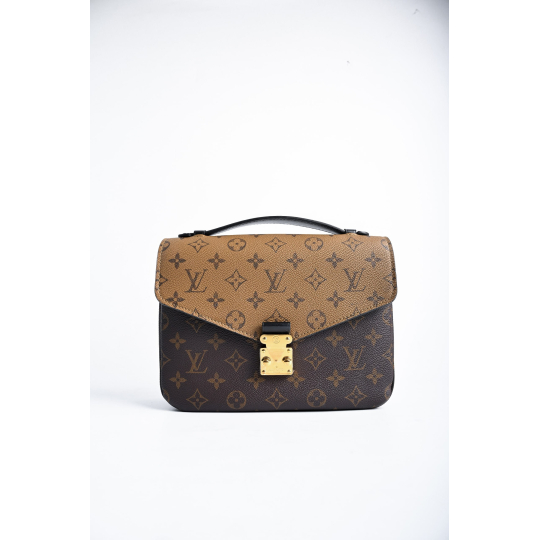 Louis Vuitton Pochette Metis Brown Reverse Monogram Canvas