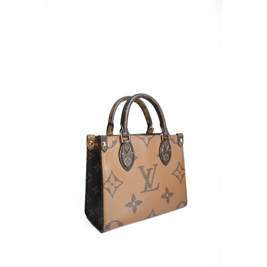 Louis Vuitton OnTheGo PM Monogram Reverse Canvas Brown