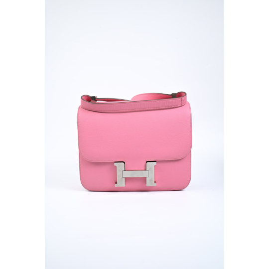 Hermès Constance Pink Swift Leather