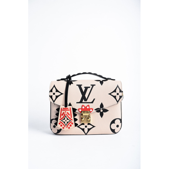 Louis Vuitton Pochette Metis Cream Monogram Empreinte Leather
