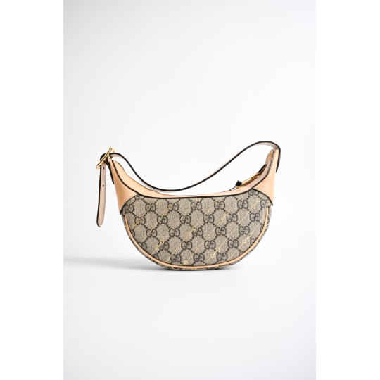 Gucci Ophidia Mini Shoulder Bag Beige GG Supreme Canvas