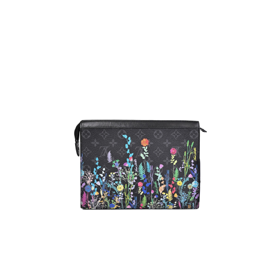 Louis Vuitton Pochette Voyage Monogram Eclipse Floral Print