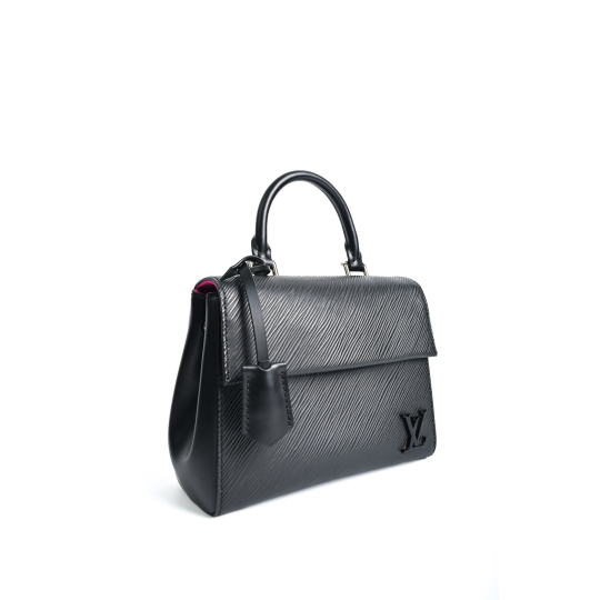 Louis Vuitton Cluny BB Epi Leather Black Silver Hardware