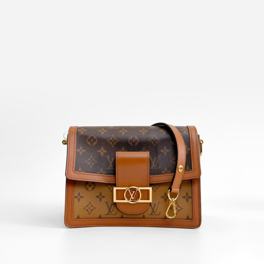 Louis Vuitton Dauphine MM Monogram and Monogram Reverse Canvas