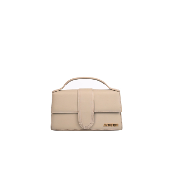 Jacquemus Le Bambino Long Beige Leather
