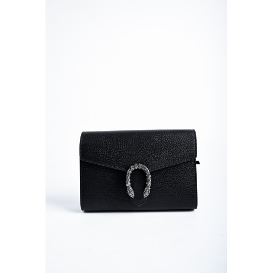 Gucci Dionysus Chain Wallet Black Leather