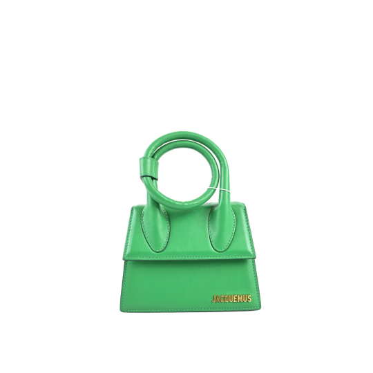 Jacquemus Le Chiquito Noeud Green Leather