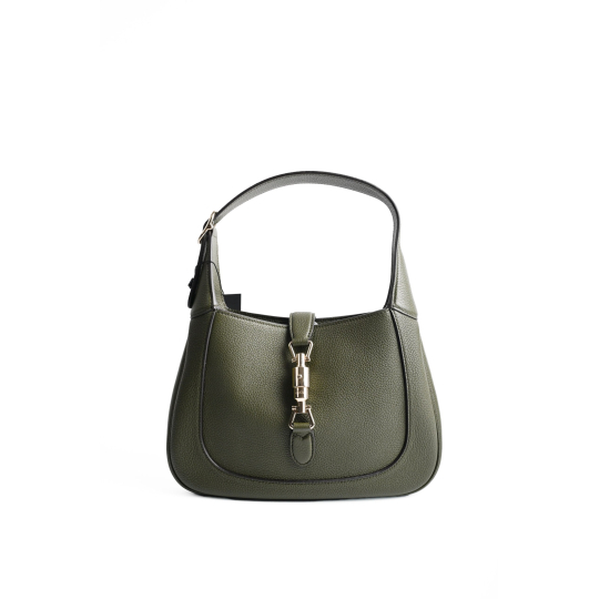 Gucci Jackie 1961 Small Hobo Green Leather