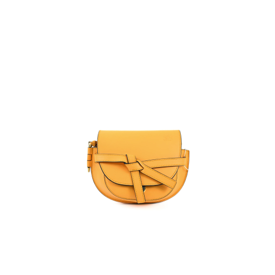 Loewe Gate Bumbag Yellow Calfskin