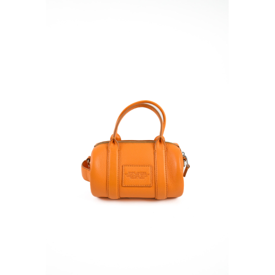 Marc Jacobs The Mini Duffle Orange Leather