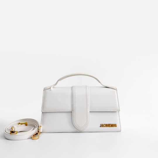 Jacquemus Le Bambino Grand White Smooth Leather