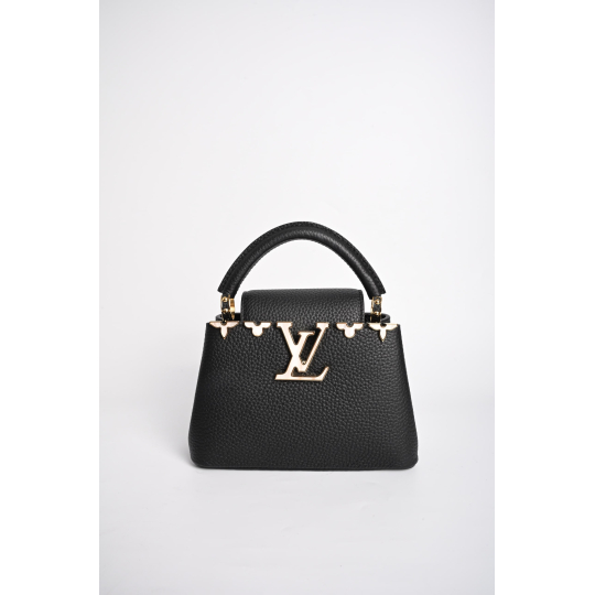 Louis Vuitton Capucines Mini Black Taurillon Leather