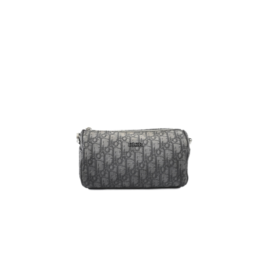 Dior Roller Messenger Bag Grey Oblique Jacquard