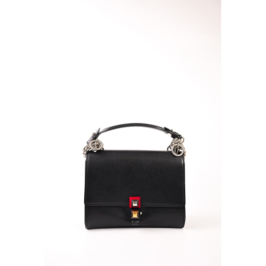Fendi Kan I Black Calfskin