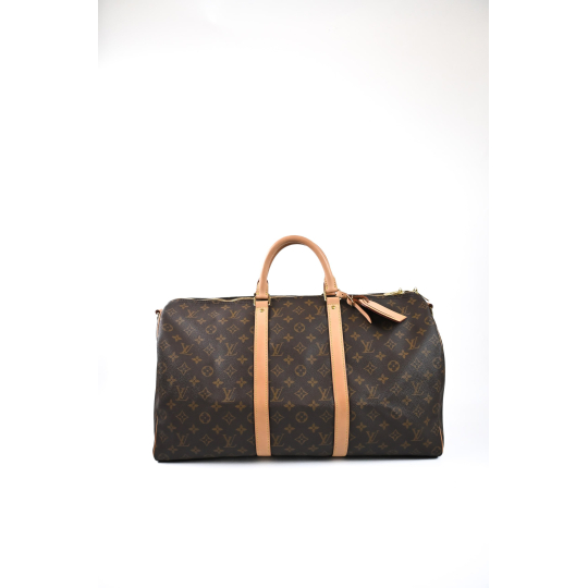 Louis Vuitton Keepall Bandoulière Brown Monogram Canvas
