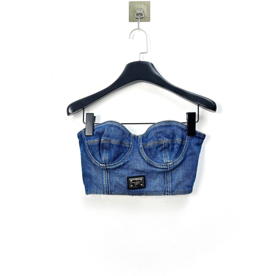 Áo Bustier Dolce &amp; Gabbana Denim Xanh
