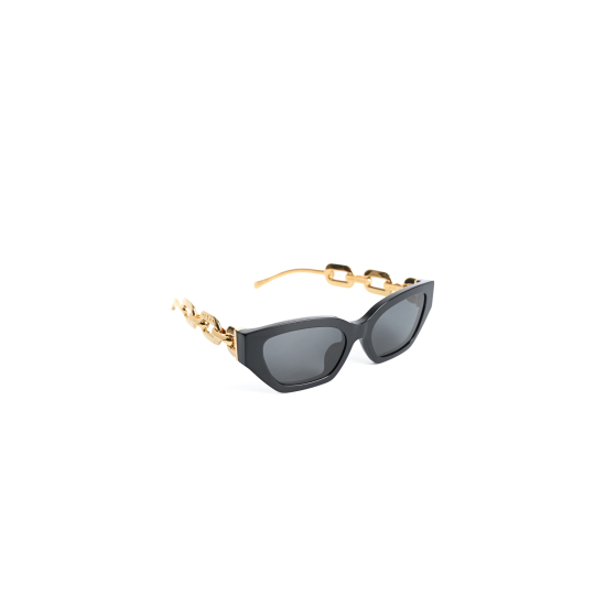 Louis Vuitton Link Cat Eye Sunglasses Black Gold