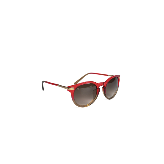 Louis Vuitton Round Sunglasses Red Gradient