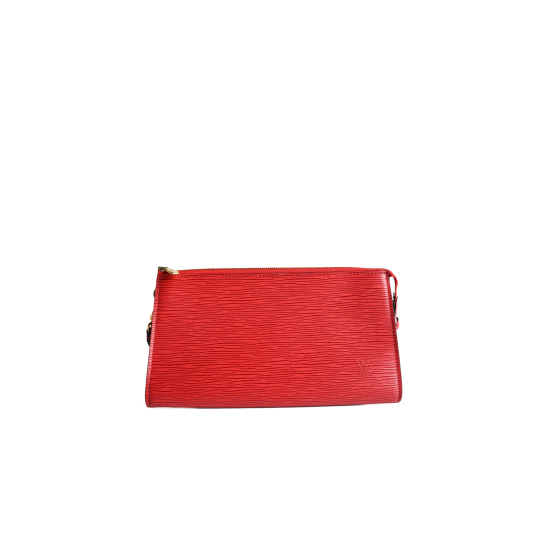 Louis Vuitton Pochette Accessoires Epi Red