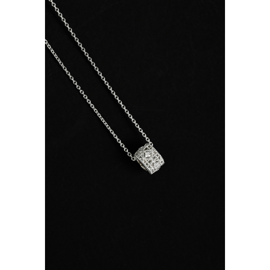 Dây Chuyền Dior Joaillerie Mặt Trụ Pavé