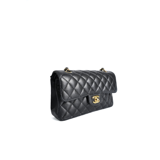 Túi Chanel Classic Flap Small Caviar Đen GHW