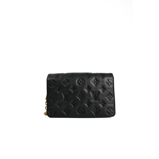 Túi Louis Vuitton Pochette Coussin Đen FS2022