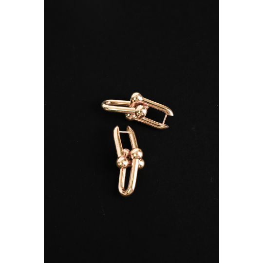Bông tai Tiffany HardWear Large Link Yellow Gold