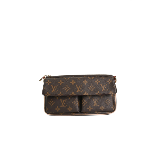Túi Louis Vuitton Vivacité Monogram Canvas Nâu GHW Bill 2026