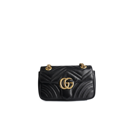 Gucci GG Marmont Small Đen Da Chần