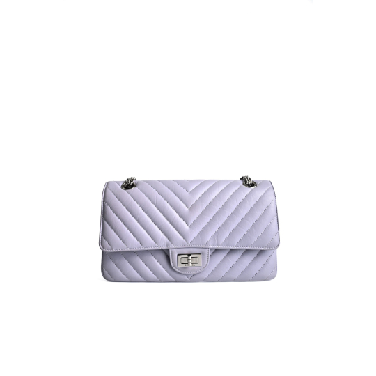 Chanel Reissue 2.55 Tím Lilac Chevron