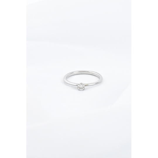 Tiffany &amp; Co The Tiffany Setting Nhẫn Kim Cương 0.20ct Size 50-51