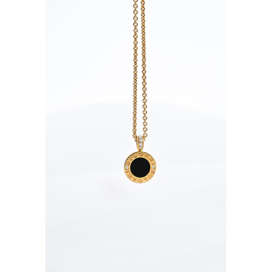 Bvlgari Bvlgari Dây Chuyền Onyx Vàng