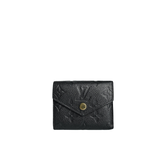 Louis Vuitton Victorine Wallet Monogram Empreinte Đen