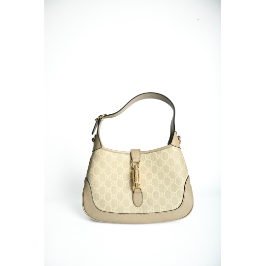 Gucci Jackie 1961 GG Canvas Trắng Kem