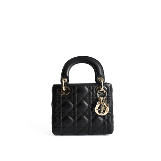 Dior Lady Dior Mini Đen Da Cừu