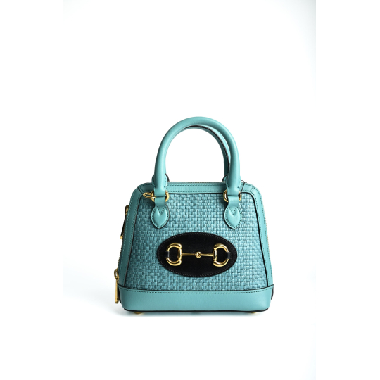 Gucci Horsebit 1955 Mini Top Handle Xanh Ngọc
